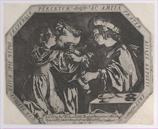 Lot and His Daughters, ca. 1625-37. Creator: Bernardino Capitelli.