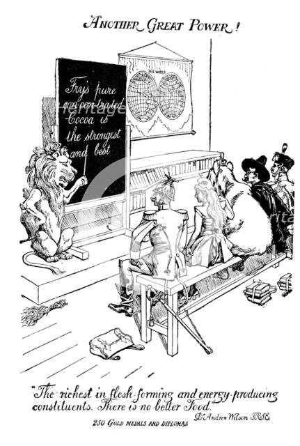 Advertisement for Fry's Pure Concentrated Cocoa, 1898. Creator: Unknown.