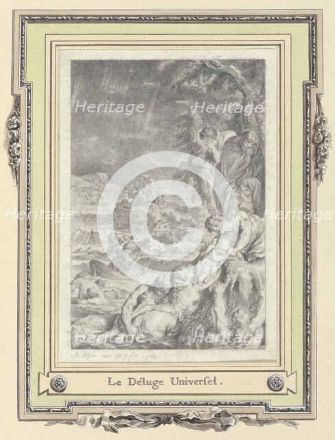 The Great Flood, 1765. Creator: Charles Eisen.