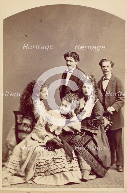 Wohes Family, New York, 1870s. Creator: Jeremiah Gurney.