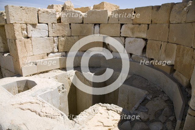 Southern Church, Avdat, Israel. Artist: Samuel Magal
