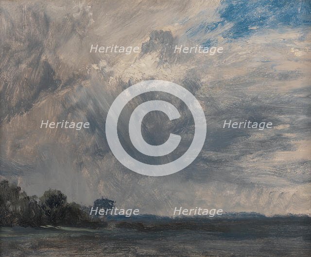 Study of a Cloudy Sky, ca. 1825. Creator: John Constable.