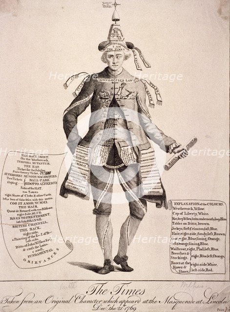 'The Times', 1769. Artist: Anon