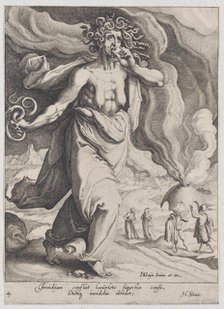 Envy, from Virtues and Vices, 1596-97., 1596-97. Creator: Zacharias Dolendo.