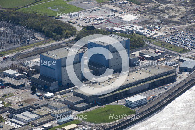 Hinkley Point A Nuclear Power Station, Somerset, c2010s(?). Artist: Damian Grady.