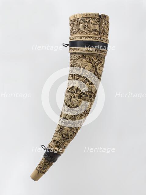 Horn (Oliphant), South Italian, horn, 11th-12th century. Creator: Unknown.