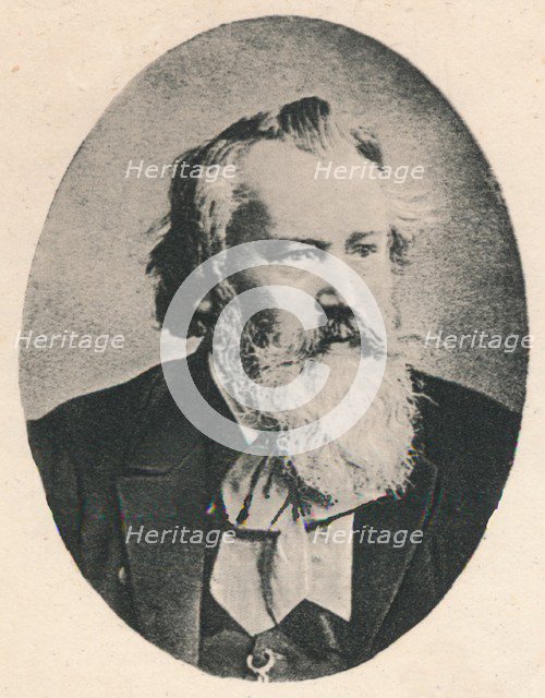 'Brahms.', 1893, (1895). Artist: Charles Olivier de Penne.