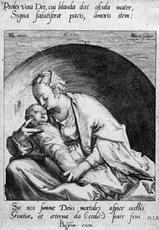 The Virgin and Child, 1590. Creator: Jacques de Gheyn II.