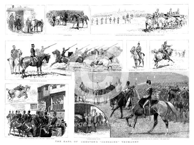 'The Earl of Chester's 'Cheshire' Yeomanry', 1890. Creator: Unknown.