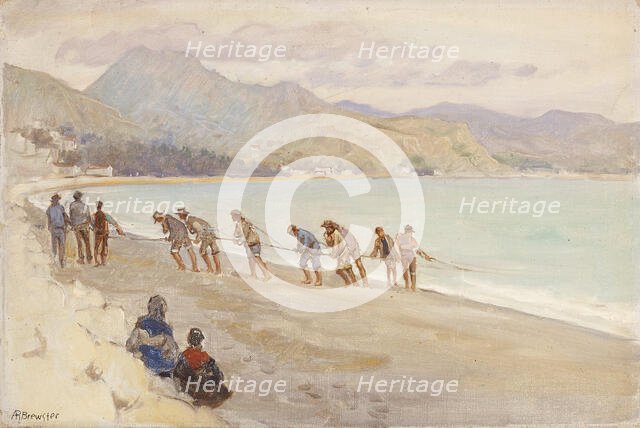 At Malaga, Spain, 1912. Creator: Anna Richards Brewster.