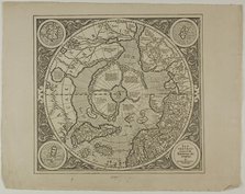 Map of the Mercator Projection, 1595, reprinted 1889. Creator: Unknown.