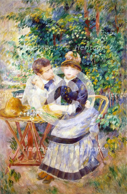 'In the Garden', 1885.  Artist: Pierre-Auguste Renoir
