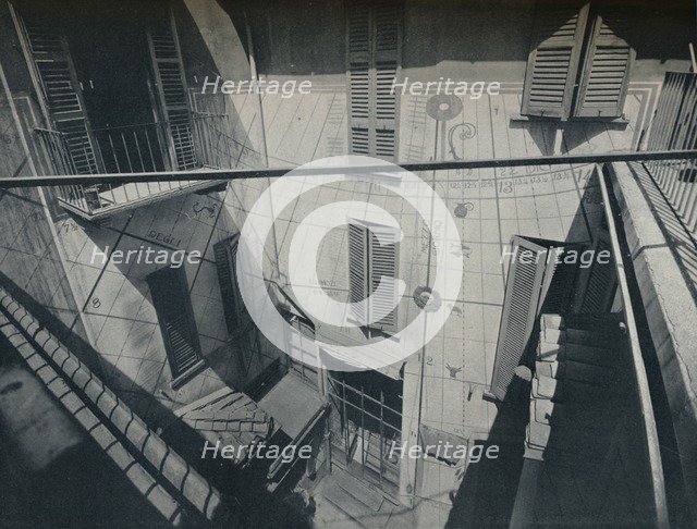 'An old Sundial adapted by the Architect P. Portaluppi for the decoration of the walls of a courtyar Artists: Unknown, Piero Portaluppi.