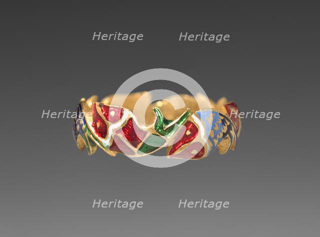 Ring in the Form of Six Fishes, 1700s. Creator: Unknown.