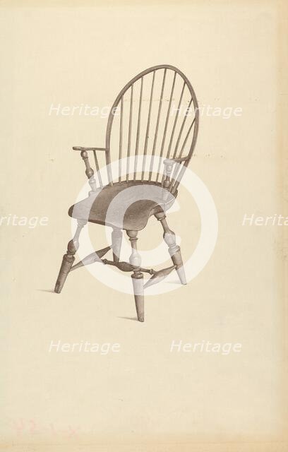 Windsor Chair, c. 1937. Creator: Ray Holden.