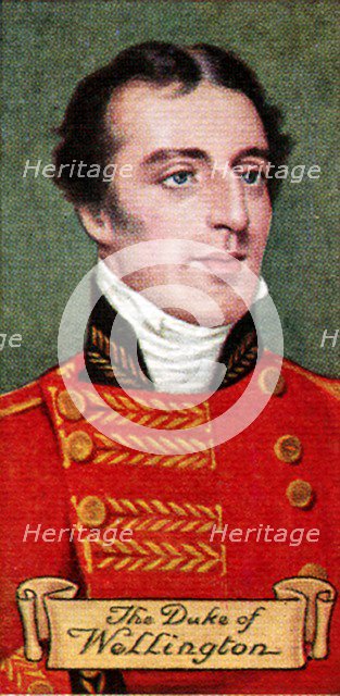 The Duke of Wellington, taken from a series of cigarette cards, 1935. Artist: Unknown