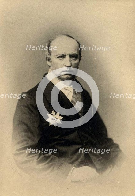 Composer and writer Prince Vladimir Fyodorovich Odoevsky (1803-1869), 1860s.