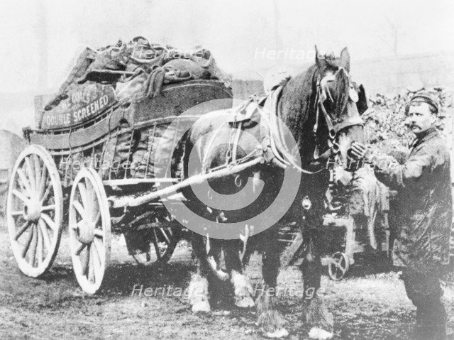 Charringtons coal delivery. Artist: Unknown
