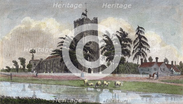 Broxbourne, Hertfordshire, 19th century. Artist: Warren