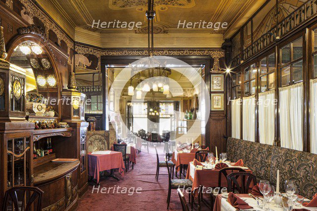 Cafe Ultime Hallucinatie, 316 Rue Royale, Brussels, Belgium, (c1904), c2014-2017. Artist: Alan John Ainsworth.