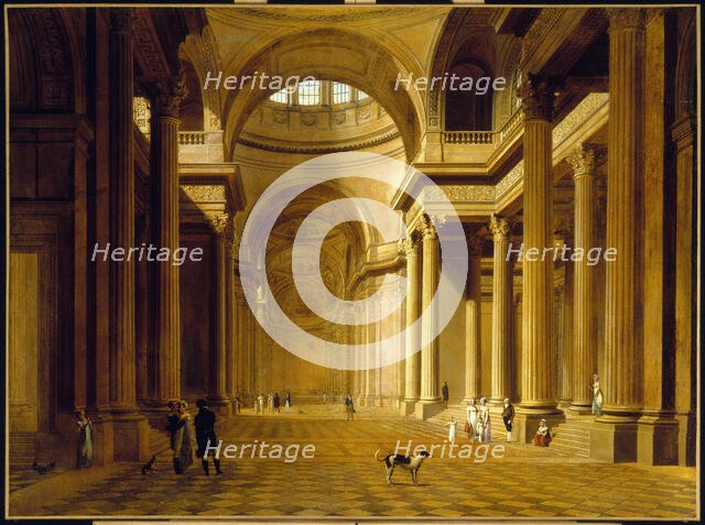 Vue intérieure du Panthéon, c1810. Creator: Louis Leopold Boilly.