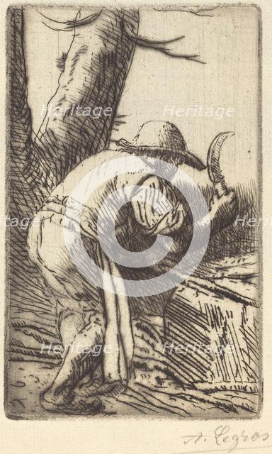 Fagot-cutter (Le coupeur de fagots). Creator: Alphonse Legros.