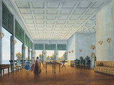 Interior in the Naryshkin Palace of Miskhor, 1841-1842. Creator: Bossoli, Carlo (1815-1884).