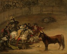 Bullfight, Suerte de Varas, 1824. Creator: Francisco Goya.