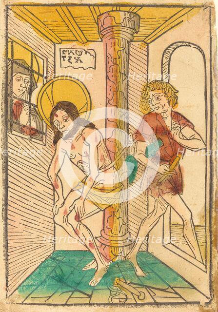 The Flagellation in the Presence of Mary, 1465/1475. Creator: Unknown.