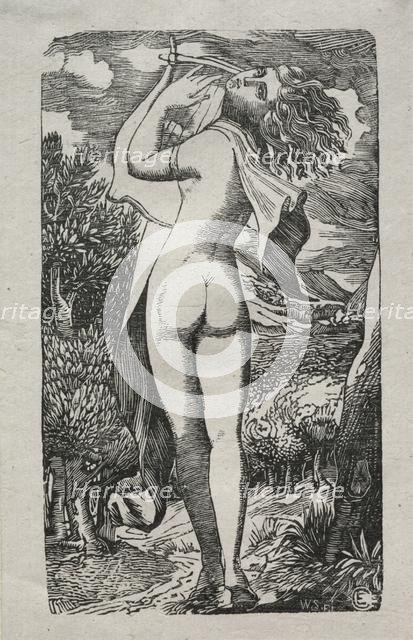 Bacchante or The Player on The Lyre, 1829. Creator: Edward Calvert (British, 1799-1883).