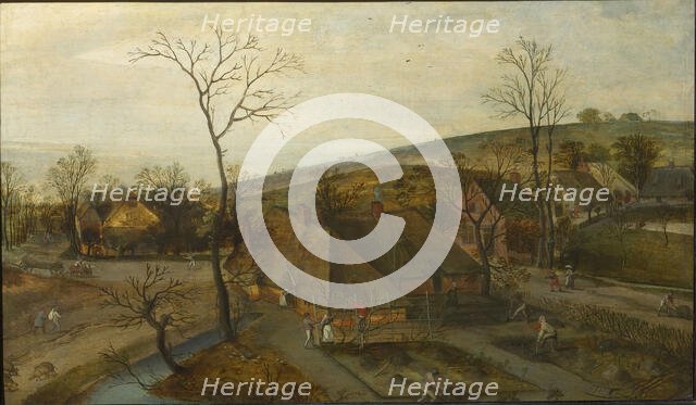 The Four Seasons: Spring, 1577. Creator: Grimmer, Jacob (ca 1525-1590).