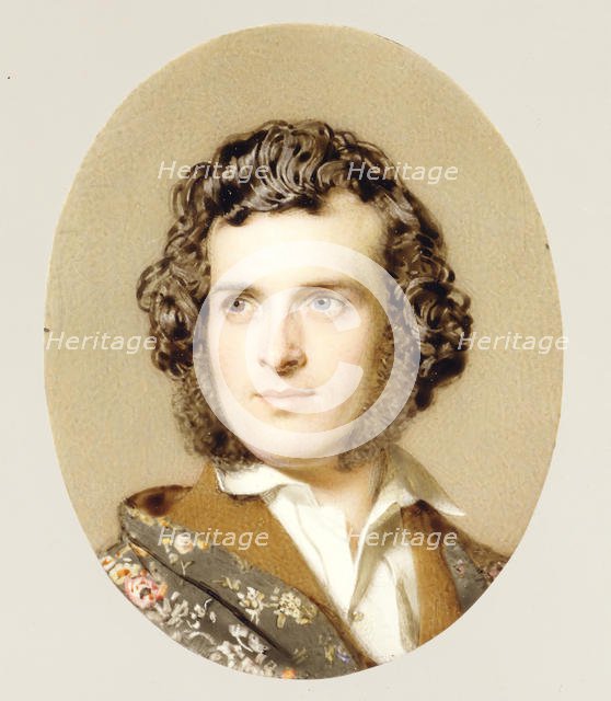 Self-Portrait, ca. 1850. Creator: John Faed.