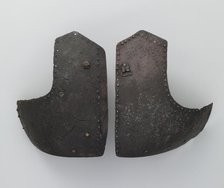 Right and Left Breastplates from a Brigandine, Italian, ca. 1400-1425. Creator: Unknown.