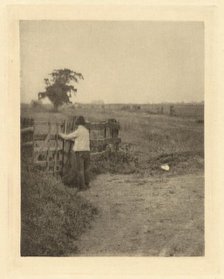 The Last Gate, in or before 1895. Creator: Dr Peter Henry Emerson.
