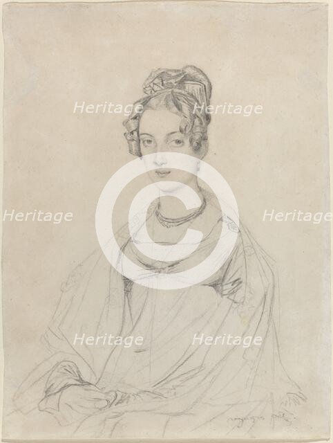 Mrs. Edward Dodwell, c. 1816/1817. Creator: Jean-Auguste-Dominique Ingres.