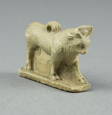 Amulet of the Apis Bull, Egypt, Late Period, Dynasties 26-31 (664-332 BCE). Creator: Unknown.