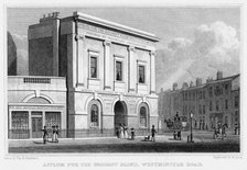 School for the Indigent Blind, Westminster Road, London, 1829.Artist: R Acon