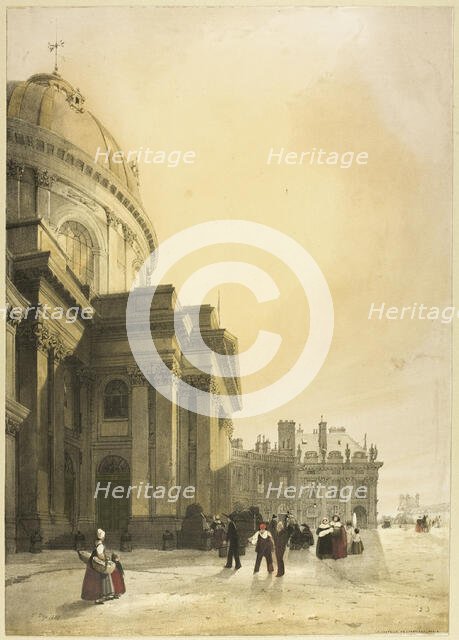 The Institute, Paris, 1839. Creator: Thomas Shotter Boys.