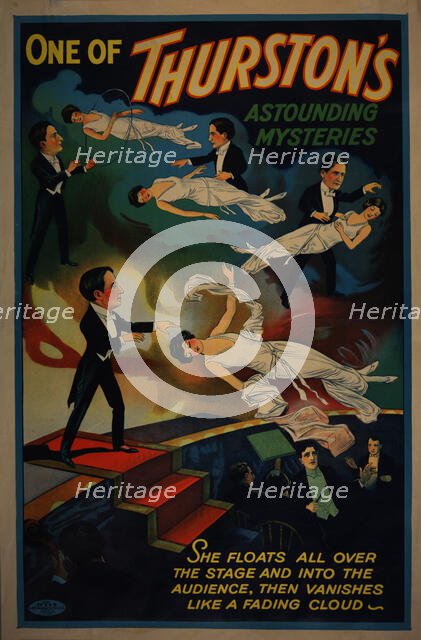 One of Thurston's astounding mysteries, c1906 - 1925. Creator: Otis Lithograph Co.