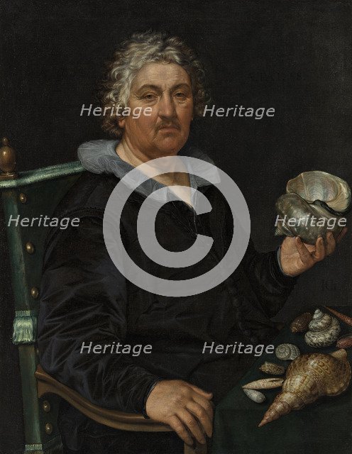 Portrait of the Haarlem Shell Collector Jan Govertsen van der Aer, 1603. Artist: Goltzius, Hendrick (1558-1617)