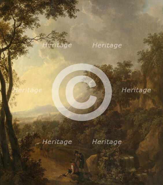 Italian Landscape, c1650-1690. Creator: Willem de Heusch.