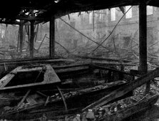 Spurgeon's Tabernacle, destroyed by fire, 1898. Creator: Russell & Sons.