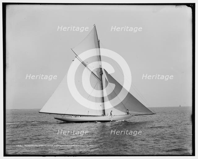 Gloriana, Corinthian sweepstakes, 1891 Aug 17. Creator: Unknown.