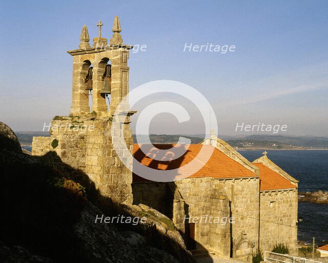 Parish Church of Santa Maria, Muxia, La Coruña province, Galicia, Spain, 14th century, (2001). Creator: LTL.
