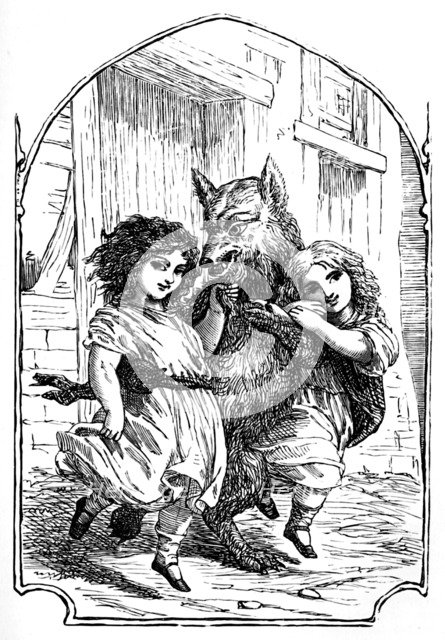 'Snow-White and Rose-Red', 1901. Artist: Edward Henry Wehnert.