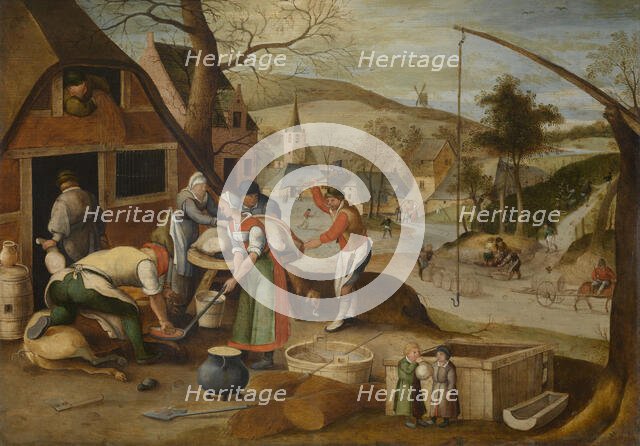 The Four Seasons: Autumn, 1607. Creator: Grimmer, Abel (1570-1619).