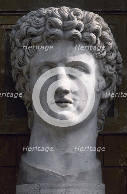 Augustus (63 BC-14 AD), first Roman emperor, Vatican Museums, Vatican City, 1996. Creator: Unknown.