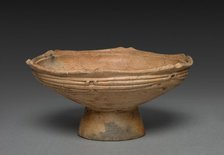 Pedestalled Dish, c. 1000 - 500 BC. Creator: Unknown.