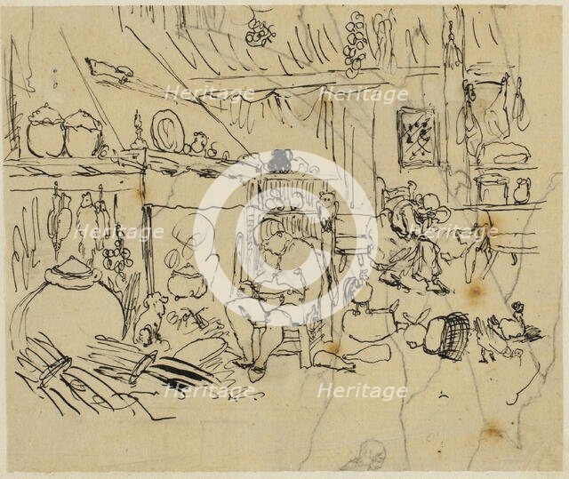 Misery at Home, n.d. Creator: Rodolphe Bresdin.