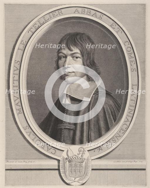 Charles-Maurice Le Tellier, 1663. Creator: Robert Nanteuil.